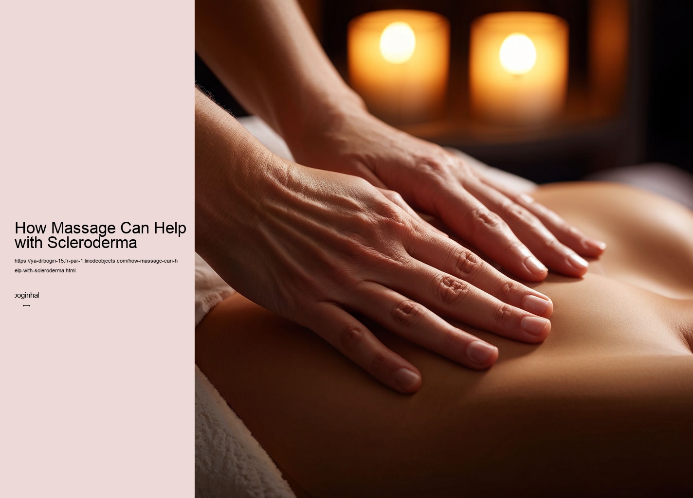 How Massage Can Help with Scleroderma