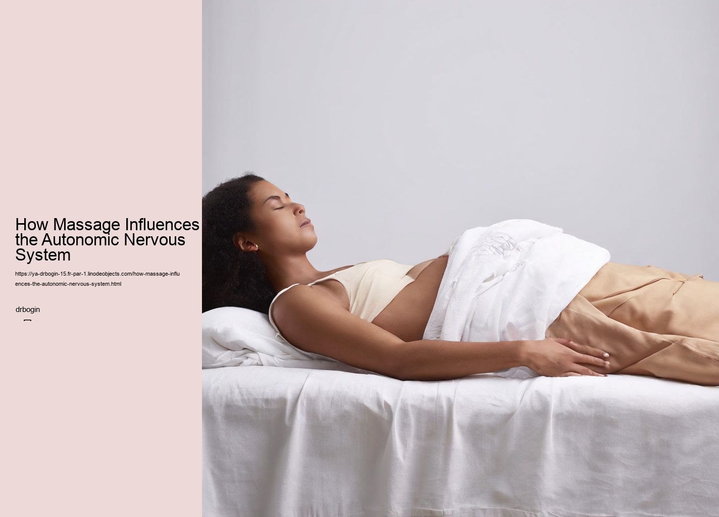 How Massage Influences the Autonomic Nervous System